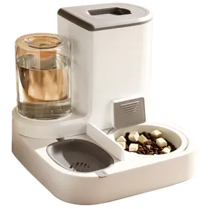 جهاز تغذية الحيوانات الأليفة الذكي 2 في 1 ، . Smart Pet Feeder 2 in 1, Hard Plastic 2 in 1 Dog and Cat