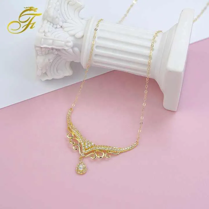 قلادة نسائية عالية الجودة على شكل قطرة ماء High Quality Water Drop Necklace for Women