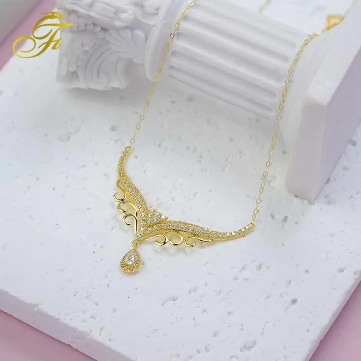 قلادة نسائية عالية الجودة على شكل قطرة ماء High Quality Water Drop Necklace for Women