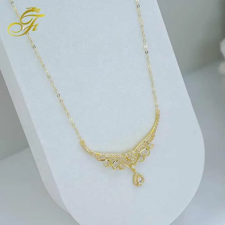 قلادة نسائية عالية الجودة على شكل قطرة ماء High Quality Water Drop Necklace for Women