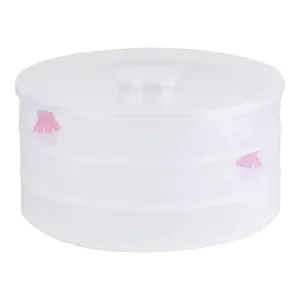 0093 Plastic 3 Compartment Sprout Maker, White