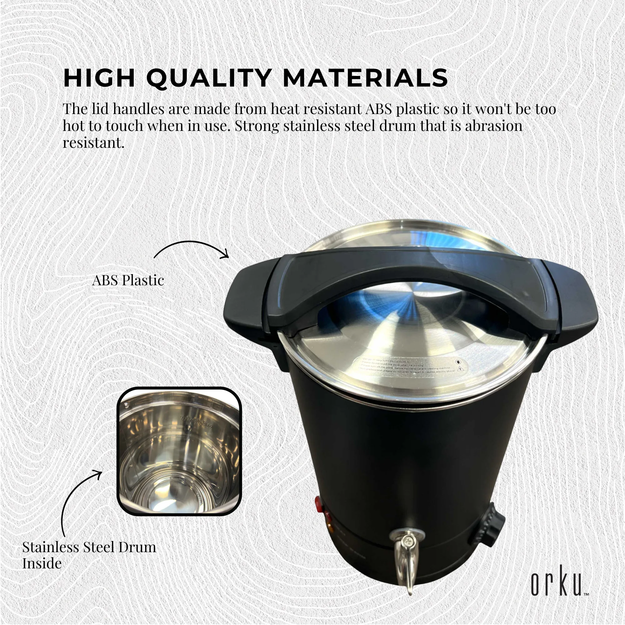 10L Candle Wax Heater Black with Tap | Soy Wax Melter Candle Making Pot