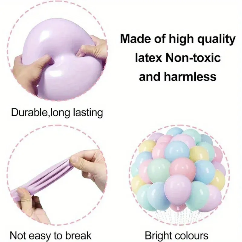 112 Mermaid Themed Balloon Set Suitable For Aquarium Decoration Birthday Wedding Outdoor Beach Swimming Pool Anniversary Summer
