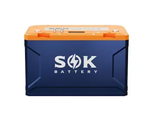 12V 314Ah Lithium Battery, Built-in heater & Bluetooth, Victron CAN Comms | SOK Battery