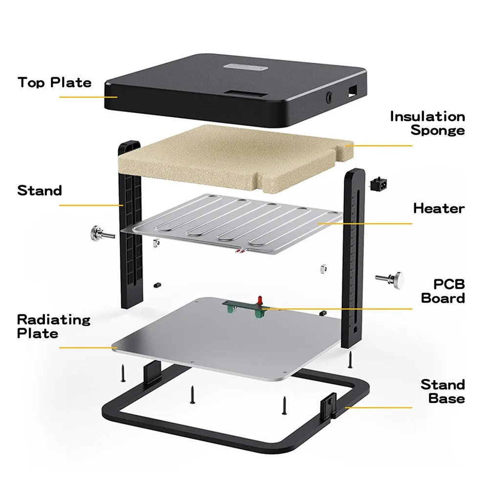 13W Chick Brooder Heating Plate | 27x27cm for Chicken Coop and Duck Poultry