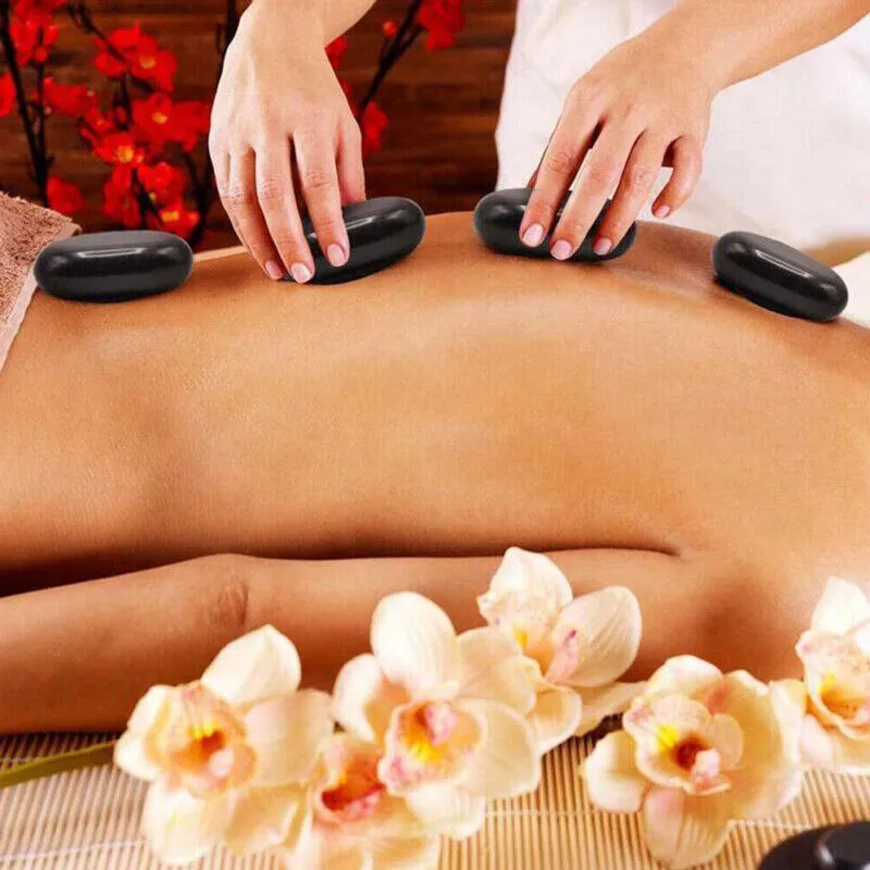 16PCS Hot Stone Heater Kit | Carry Case | AU Plug | Hot-Stones Spa Massage Heat Box