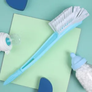 2 in 1 Bottle & Nipple Brush - Blue