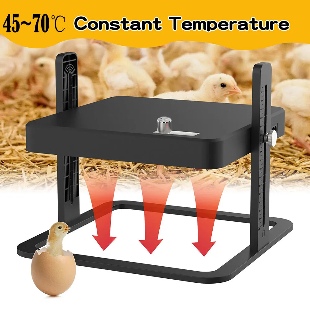 40°C to 70°C Adjustable Chick Brooder Heating Plate | Chicken Coop Duck Poultry Brooder