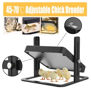 40°C to 70°C Adjustable Chick Brooder Heating Plate | Chicken Coop Duck Poultry Brooder
