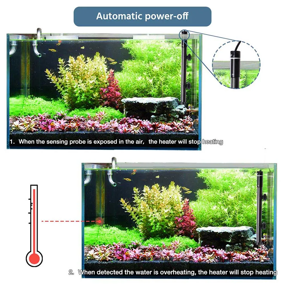AquaBasik Aquarium Heater Titanium Fish Tank Heater Salt Fresh 400W