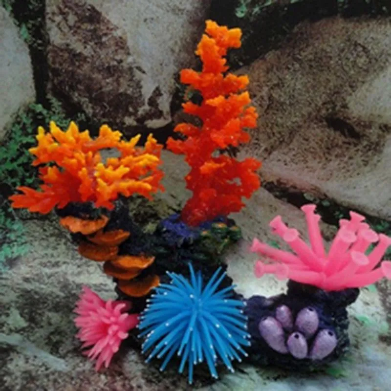 Aquarium Silicone Artificial Aquatic Life