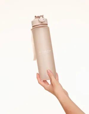 Beige Cabau Bloom - Waterfles