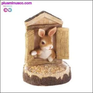 Bunny Wall Hanging Bird Feeder ll PlusMinusco.com