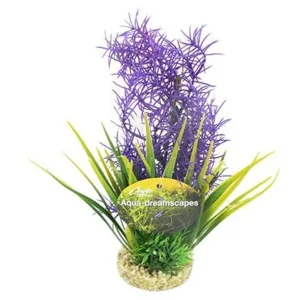 Cheeko Aqua Dreamscapes Aquatic Plant - Purple Cocktail Plant 25cm