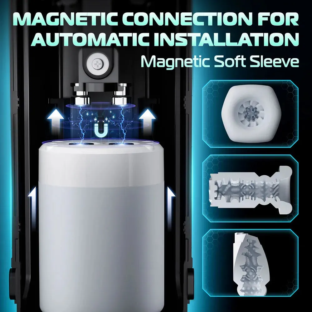 CyberSkin B-Titan -  USB Rechargeable Thrusting & Vibrating Auto Masturbator with Heater