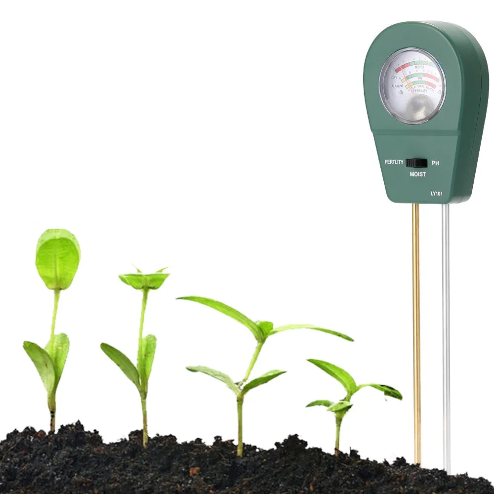 Flower and Grass Soil Moisture Detector PH Alkaline Tester