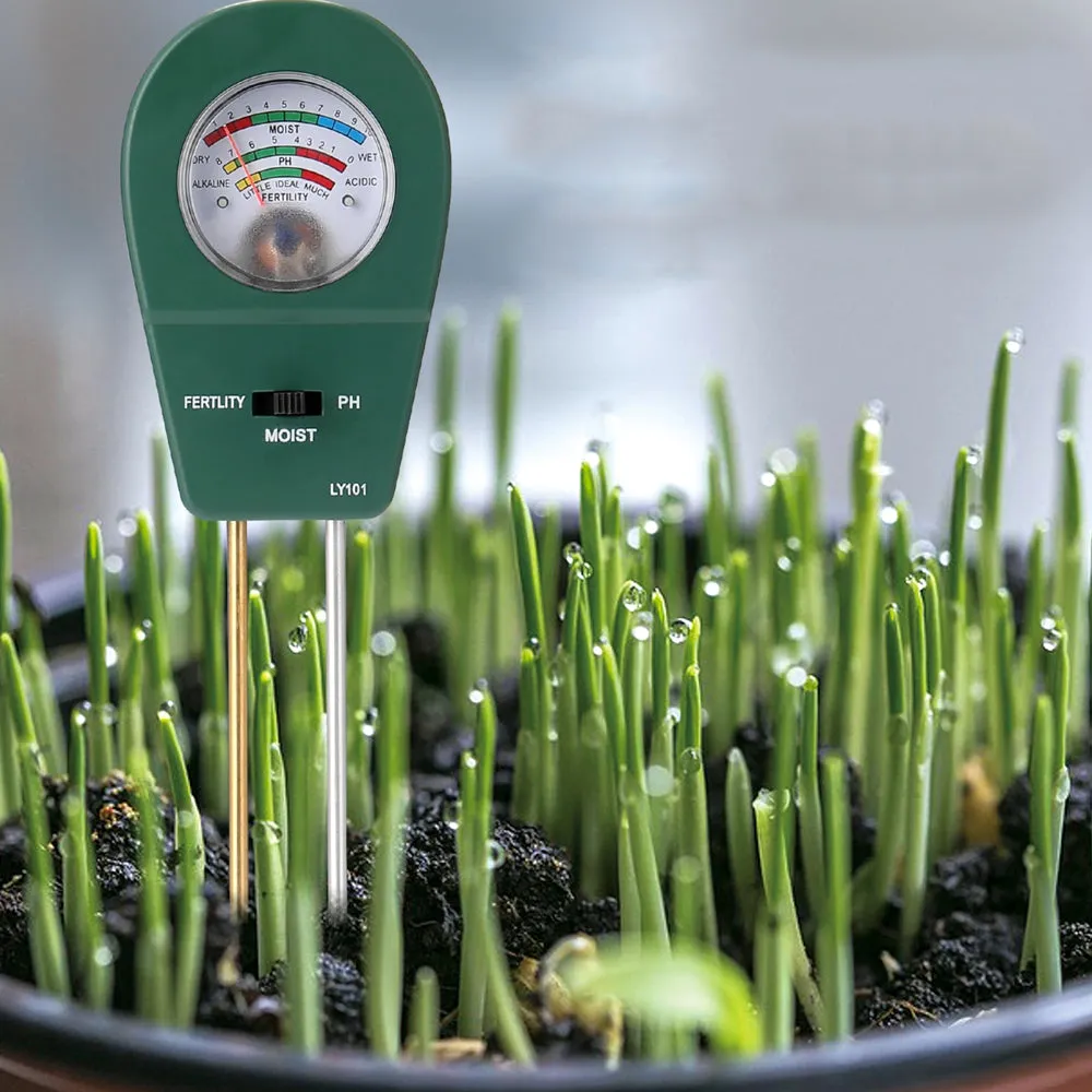 Flower and Grass Soil Moisture Detector PH Alkaline Tester