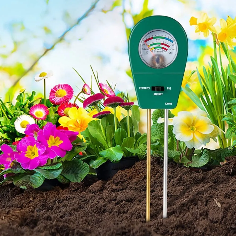 Flower and Grass Soil Moisture Detector PH Alkaline Tester