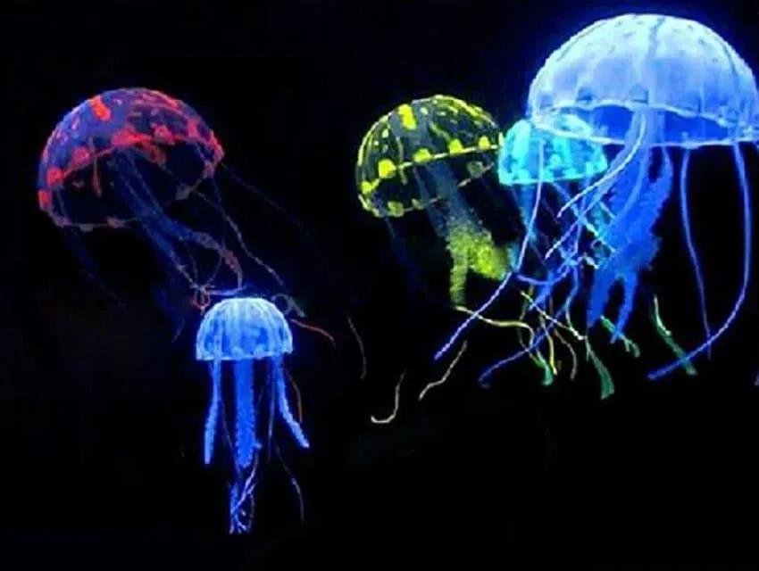 Glowing Silicone Artificial Jellyfish