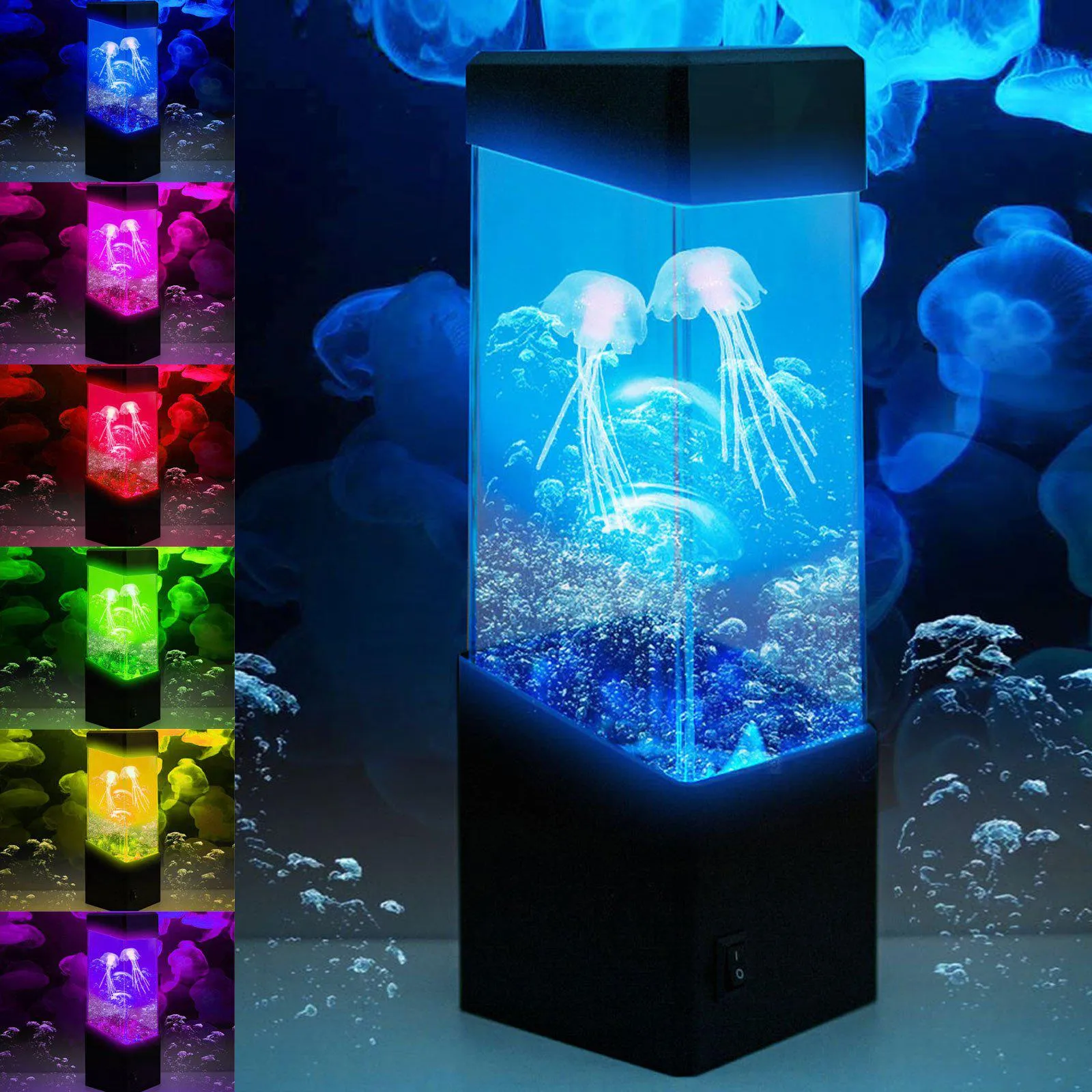 LED Jellyfish Tank Color Changing Night Light