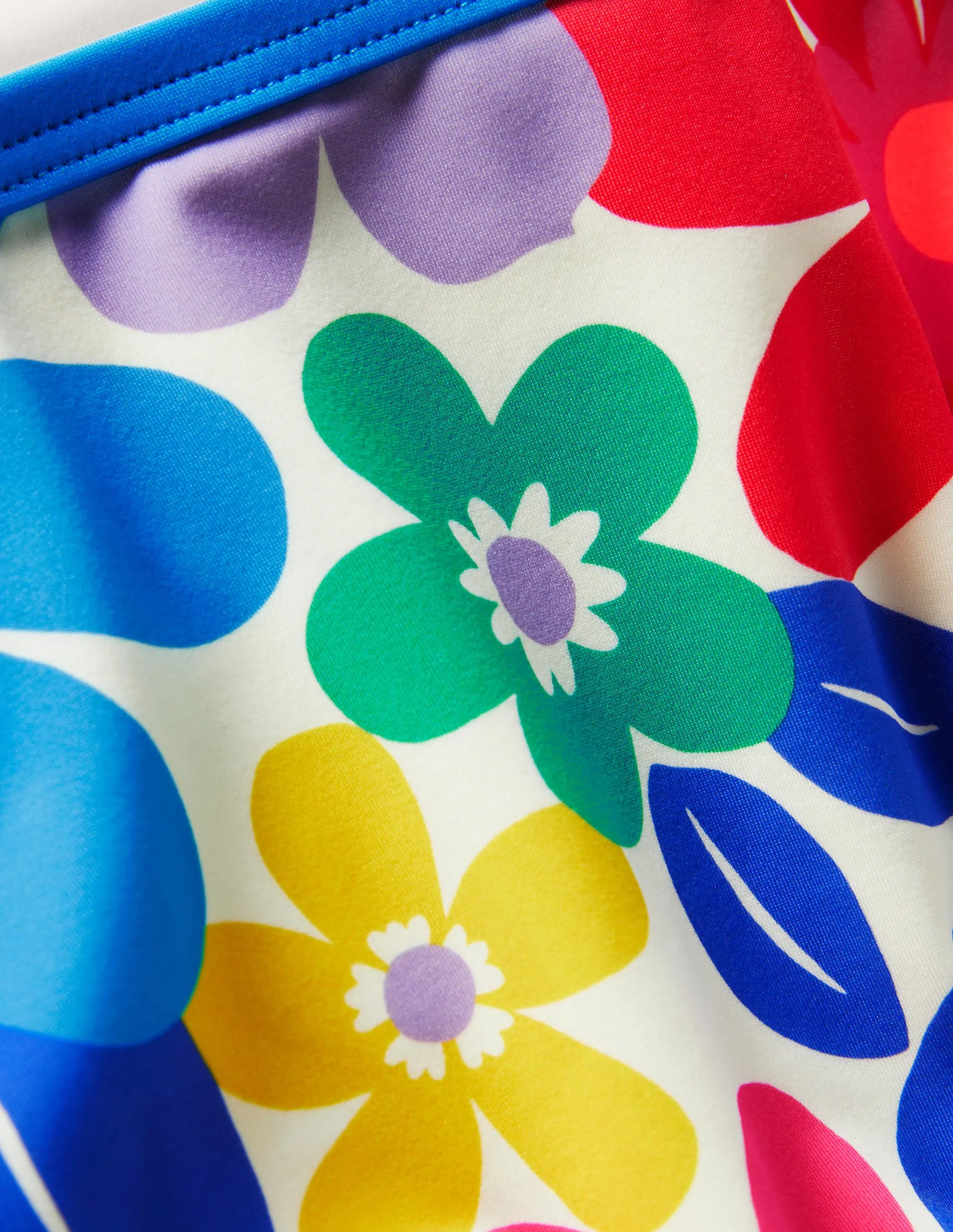 Patterned Bikini Bottoms-Multi Surf Floral