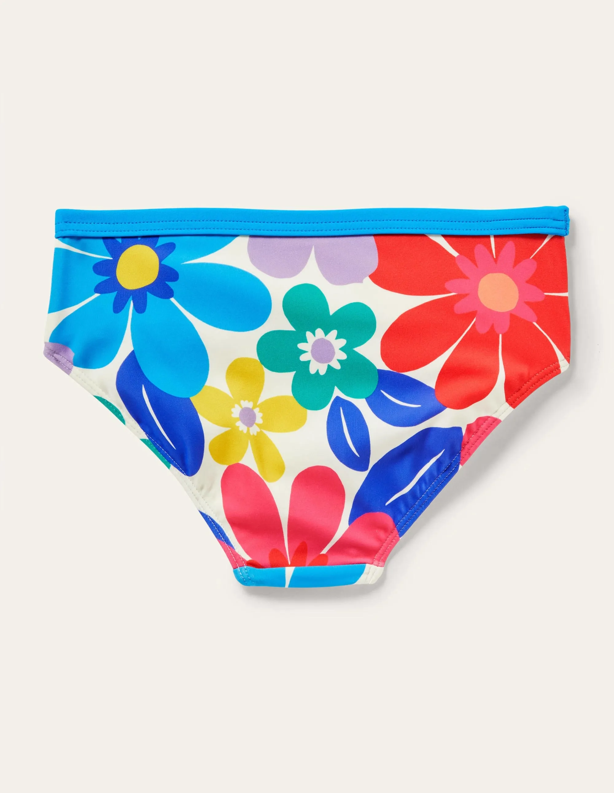 Patterned Bikini Bottoms-Multi Surf Floral