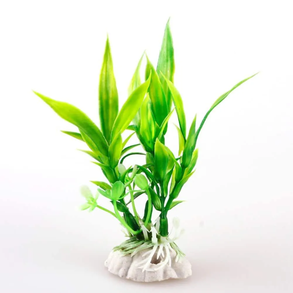Safety Aquarium Decor Plastic Plant