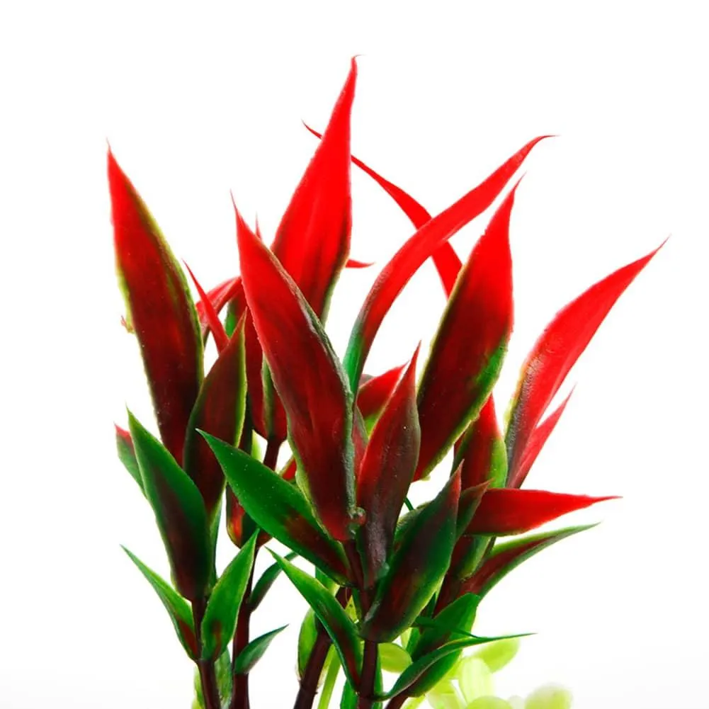Safety Aquarium Decor Plastic Plant