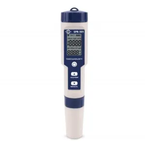 Spartna SPR-501 5 in 1 Water Quality Testing Meter (pH/TDS/EC/Salinity/Temperature)