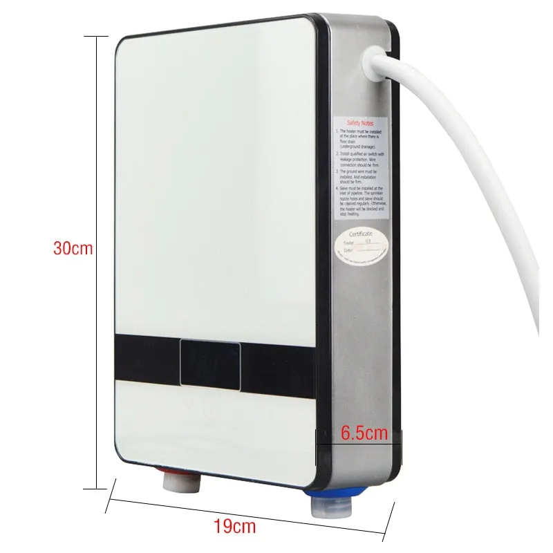 Tankless Electric Water Heater 6500w 220v
