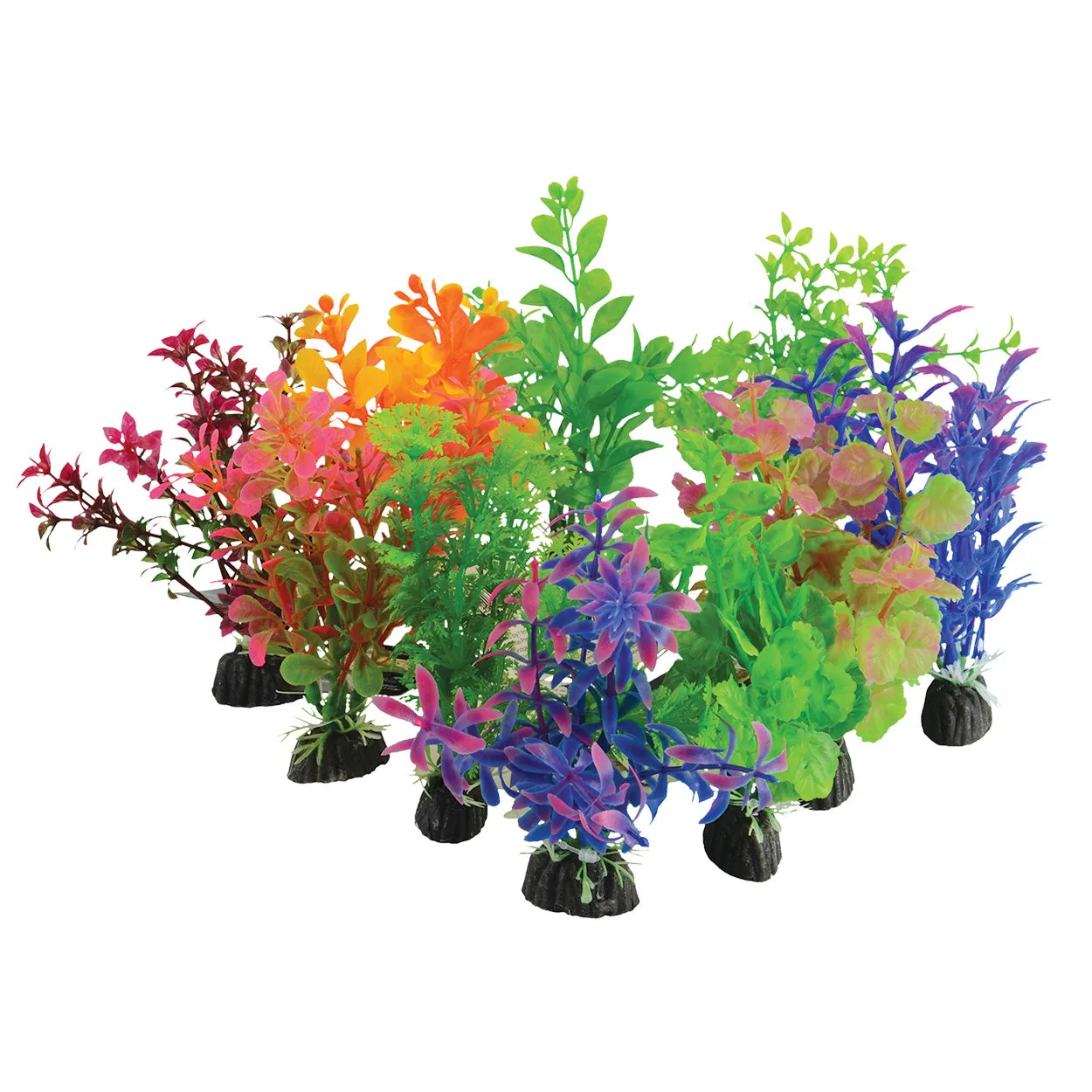 Underwater Treasures Plant on Rock 10 Pack